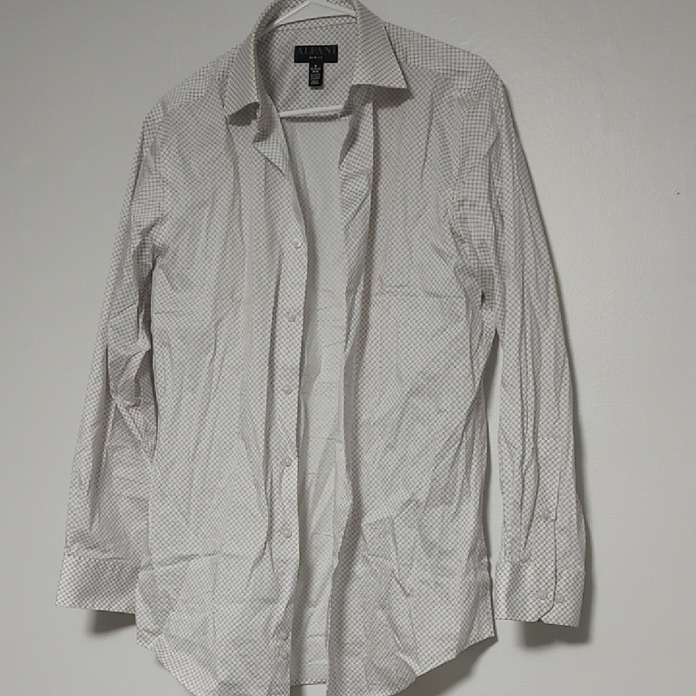 Men's White Checkered Shirt